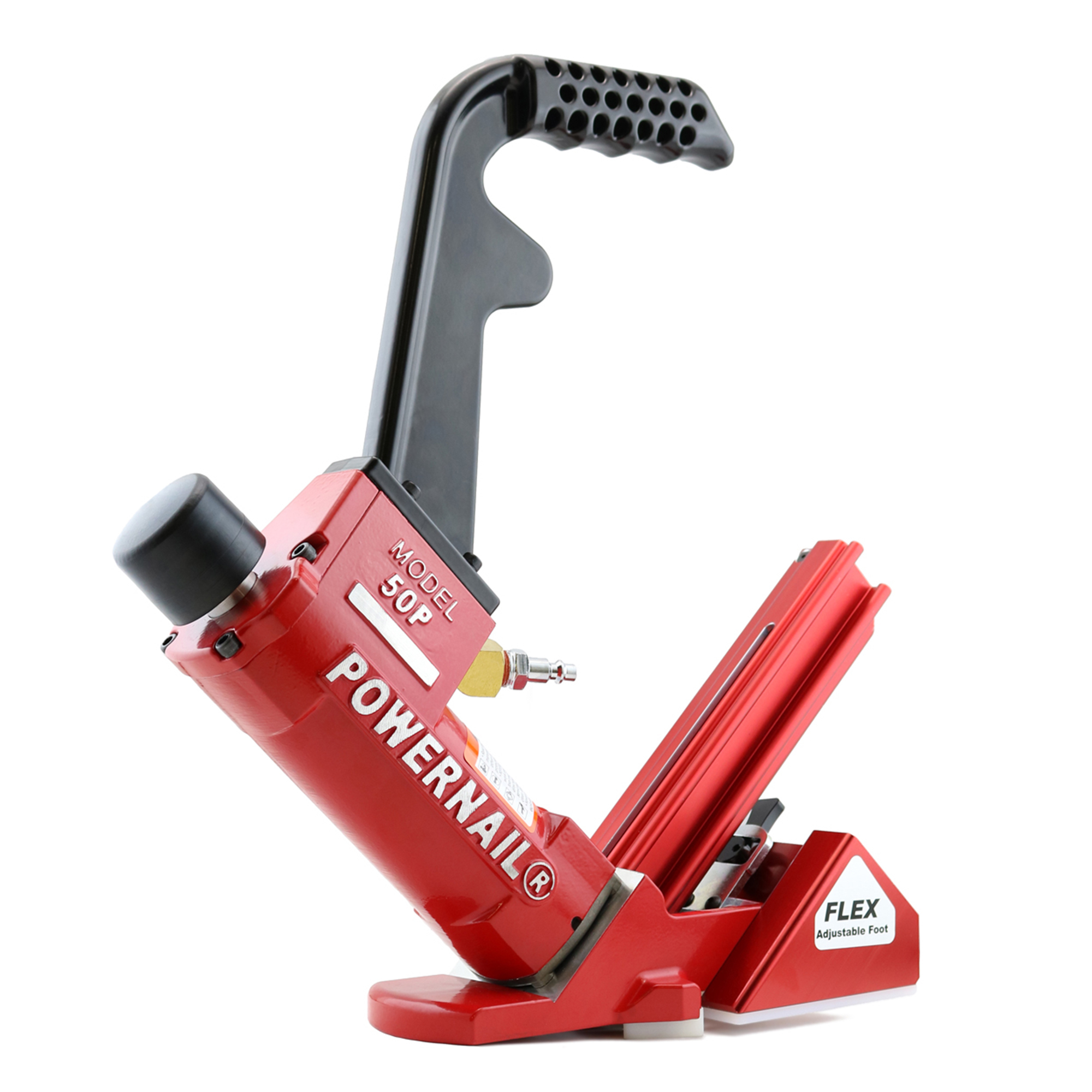 POWERNAIL, Pneumatic 18ga Cleat Flooring Nailer w/FLEX Foot, Fastener Size 0 in, Nail Gun Angle 0 °, Model# 50PFLEXW.PWR